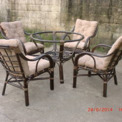 mataka dining set darkbrown
